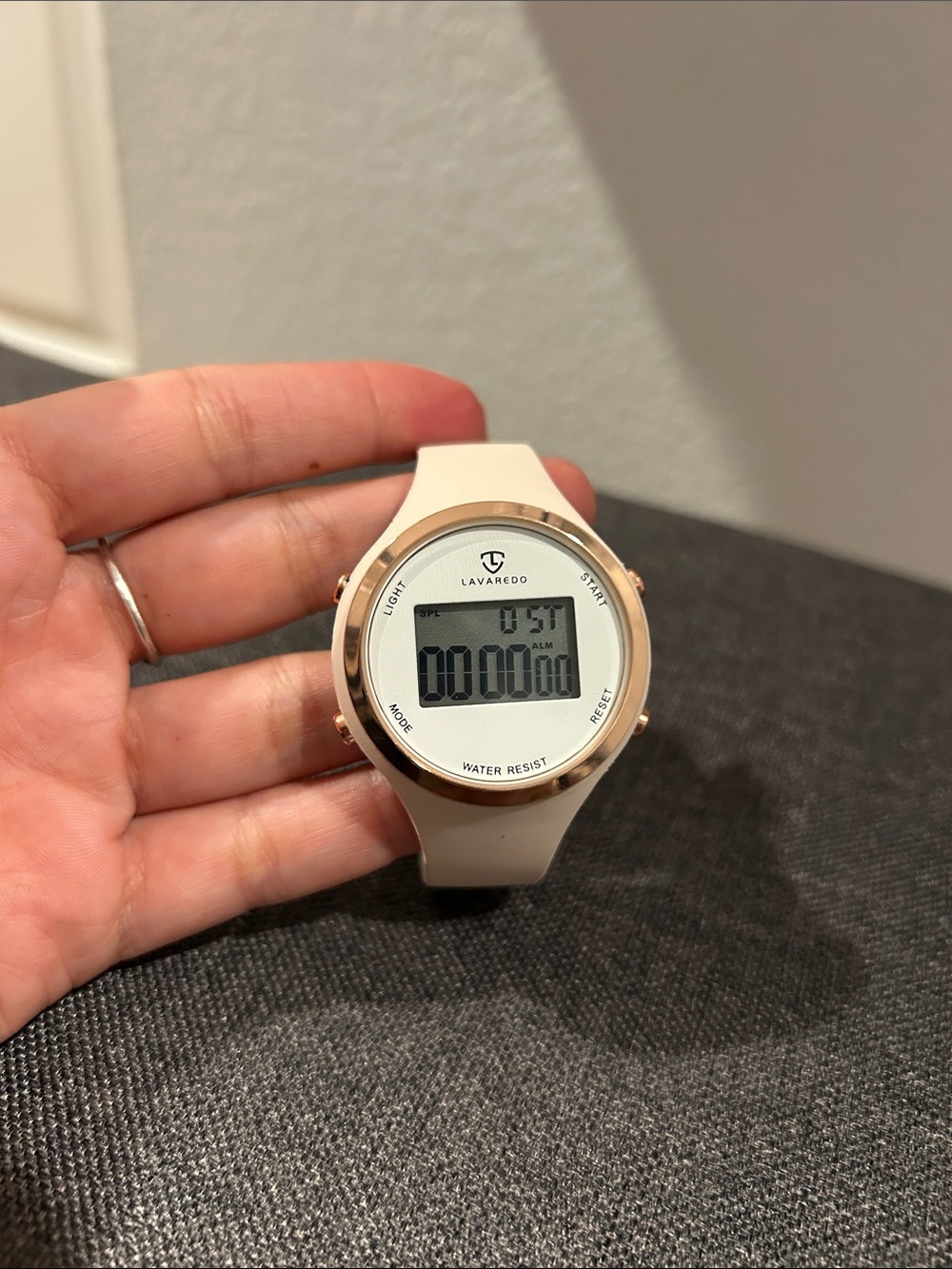 Women's Digital Sport Watch - Blush with Rose Gold Bezel